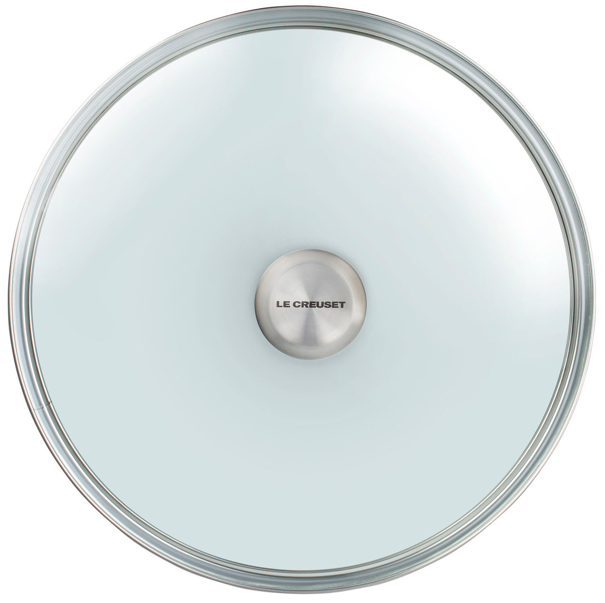 Le Creuset 12 inch Glass Lid with Stainless Steel Knob