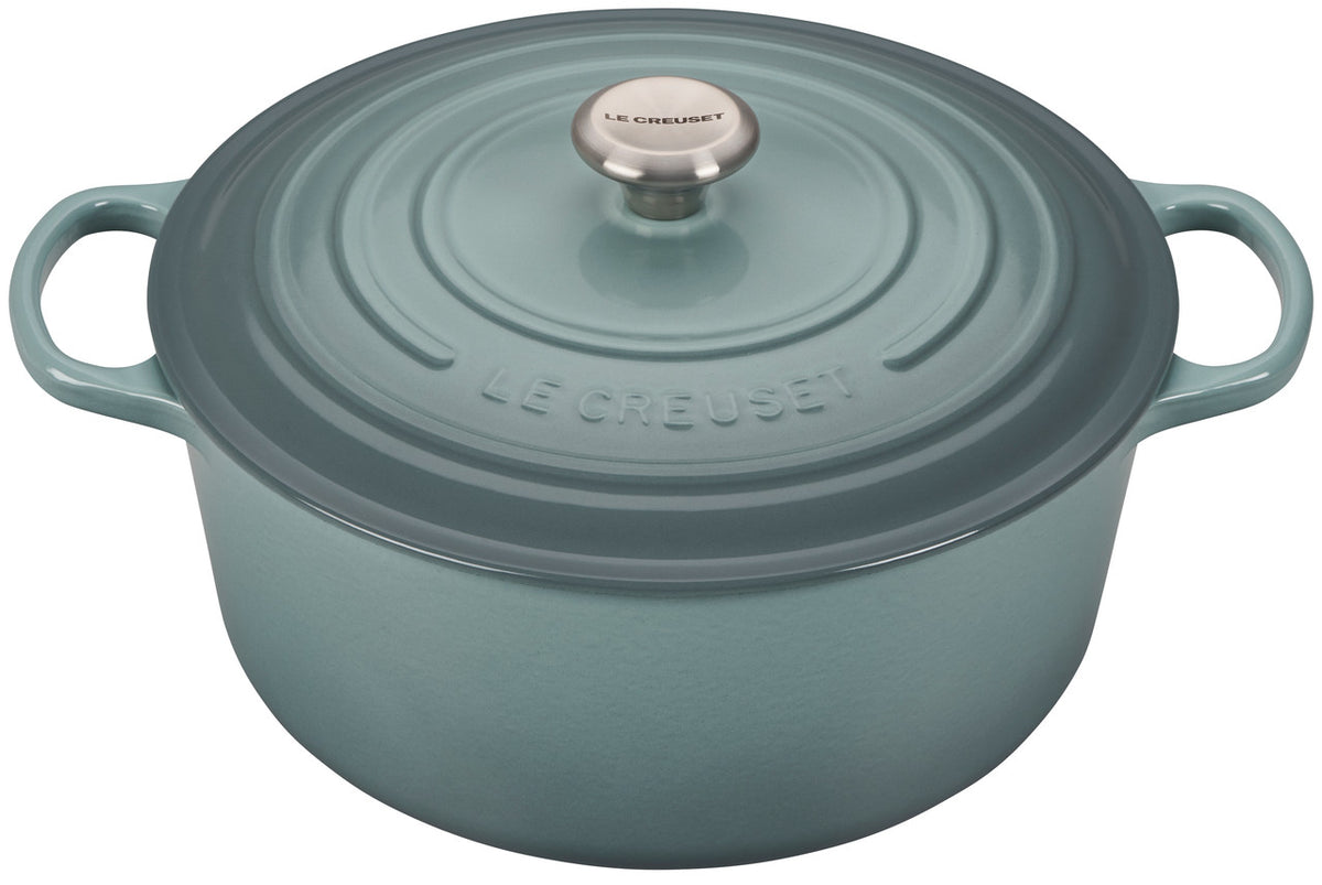 Le Creuset Signature Cast Iron Round Ovens - Sea Salt