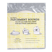 Parchment Pre-Cut Round and Tube Liners - 12 Round, 12 Tube