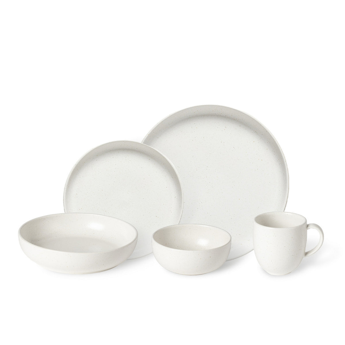 Casafina Pacifica 5 Piece Place Setting - Salt