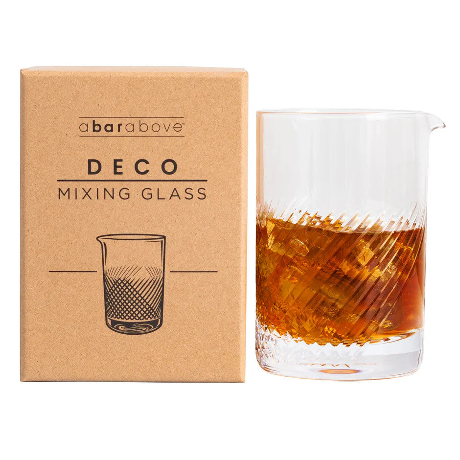 A Bar Above Deco Mixing Glass - 18 oz.