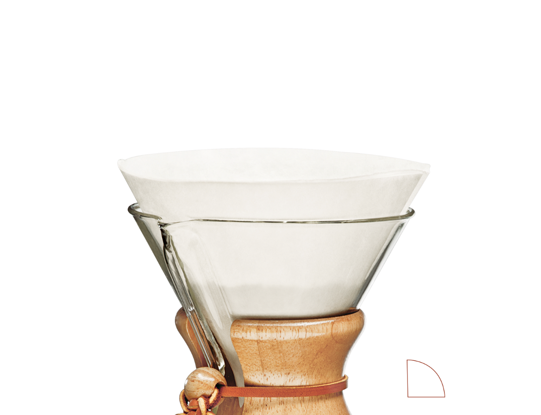 Chemex Bonded Filters Pre-Folded - 100 Circles