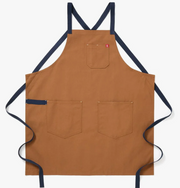 Hedley & Bennett Crossback Apron - Denver Brown