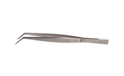 Precision Plus Fine Tip Curved Plating Tong - 6 ⅛”