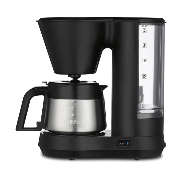 Cuisinart 5-Cup Coffee Maker with Stainless Steel Carafe