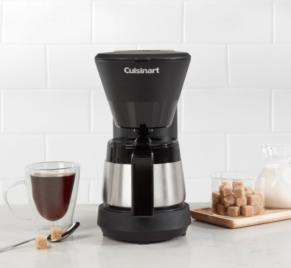 Cuisinart 5-Cup Coffee Maker with Stainless Steel Carafe