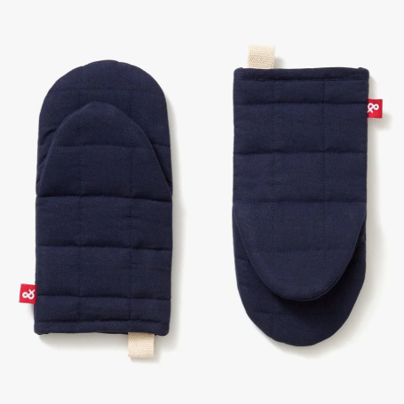 Hedley & Bennett Oven Mitts - Set of 2 in Blueberry