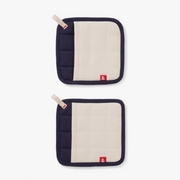 Hedley & Bennett Pot Holders - Set of 2 in Blueberry