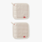 Hedley & Bennett Pot Holders - Set of 2 in Oat