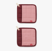 Hedley & Bennett Pot Holders - Set of 2 in Rhubarb
