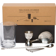 A Bar Above Stirred Cocktail Set - 10 Piece Stainless Steel