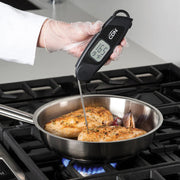 CDN Waterproof Folding Thermocouple Thermometer - Black