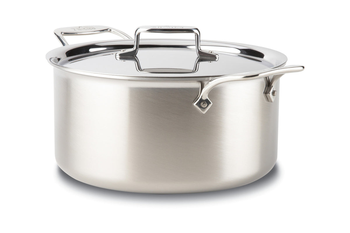 All-Clad d5 Brushed Stainless 8 Quart Stock Pot