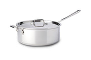 All-Clad d3 Stainless 6 Quart Deep Saute Pot