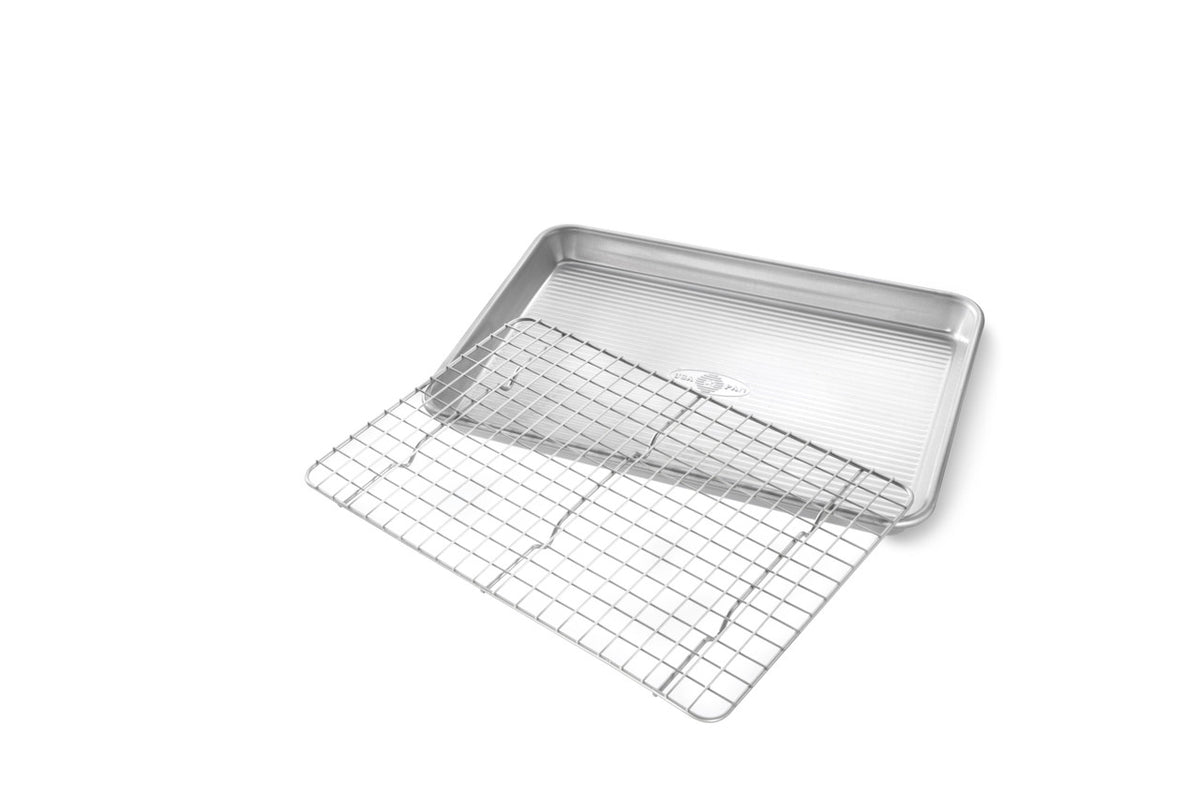 USA Pan 2-Piece Baking Pan and Rack Sets