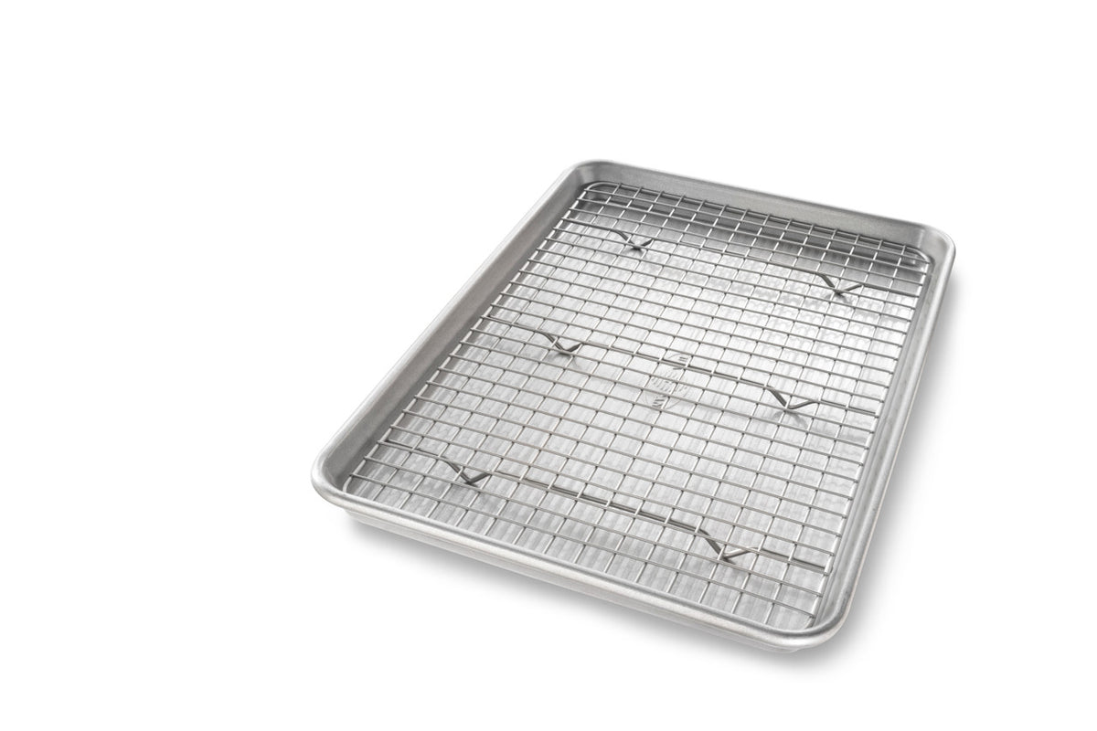 USA Pan 2-Piece Baking Pan and Rack Sets