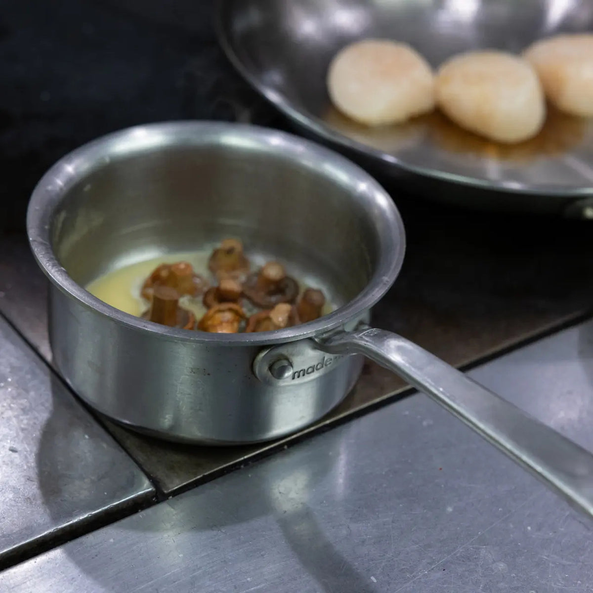 Made In Stainless Clad Butter Warmer 3/4 qt.