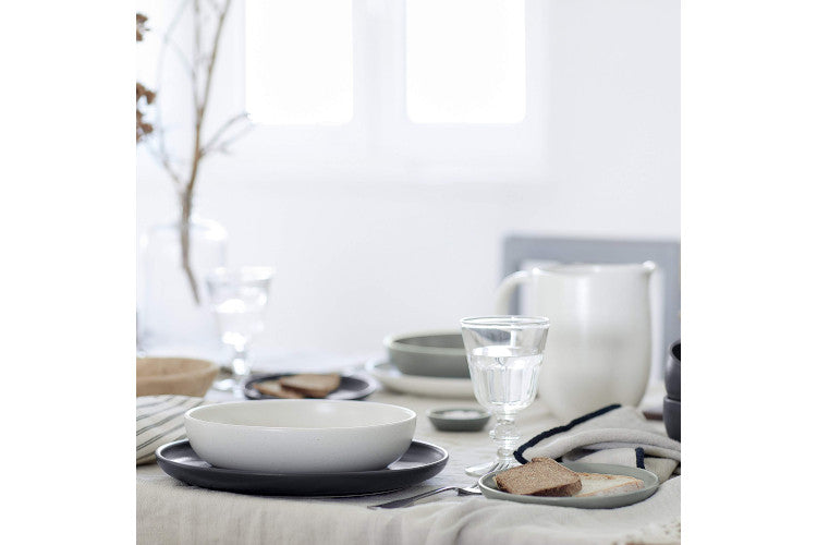 Casafina Pacifica 12 Piece Dinnerware Set With Pasta Bowl - Vanilla
