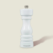 Cole & Mason London 7" White Gloss Salt Mill
