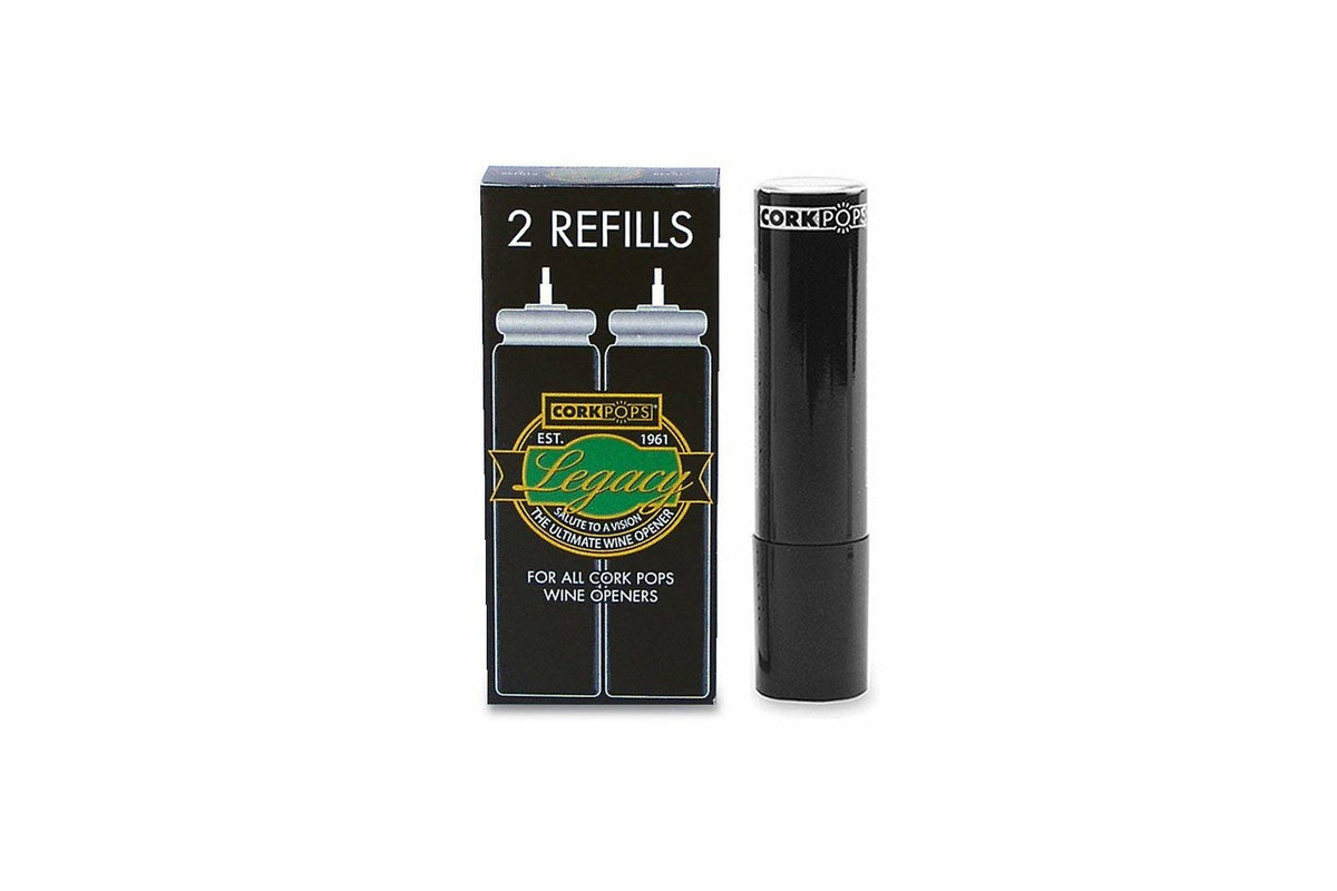 Cork Pops Wine Opener Refill Cartridges, Pack of 2