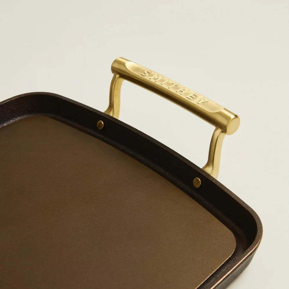 Smithey Cast Iron Double Burner Griddle