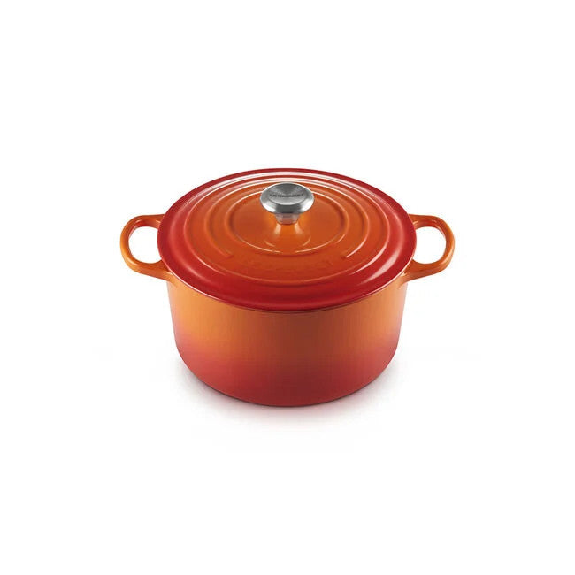 Le Creuset Signature 6.5QT Round Deep Oven - Flame