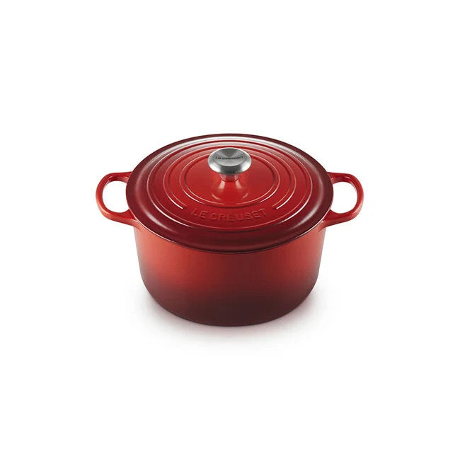 Le Creuset Signature 6.5QT Round Deep Oven - Cerise