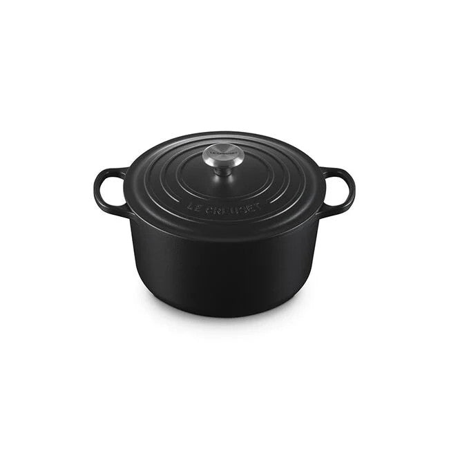 Le Creuset Signature 6.5QT Round Deep Oven - Licorice