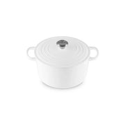 Le Creuset Signature 6.5QT Round Deep Oven - White