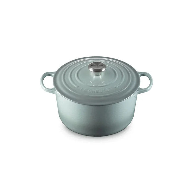 Le Creuset Signature 6.5QT Round Deep Oven - Sea Salt