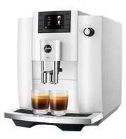 Jura E6 Automatic Coffee Machine - White