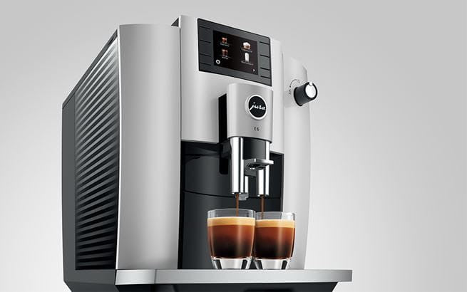 Jura E6 Automatic Coffee Machine - White