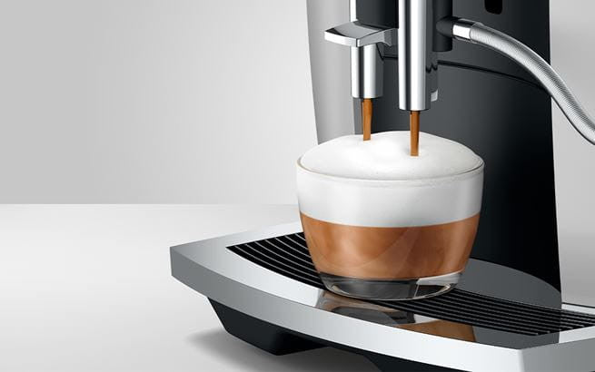 Jura E6 Automatic Coffee Machine - White