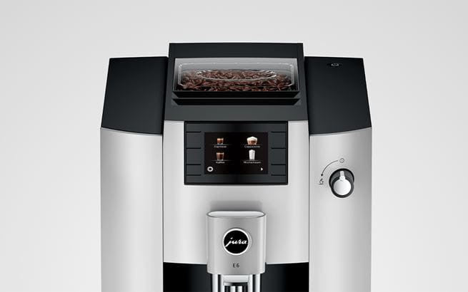 Jura E6 Automatic Coffee Machine - White