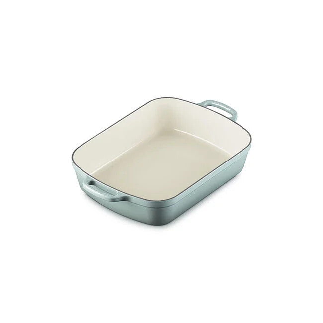 Le Creuset Signature 5.25QT Rectangular Roaster - Sea Salt