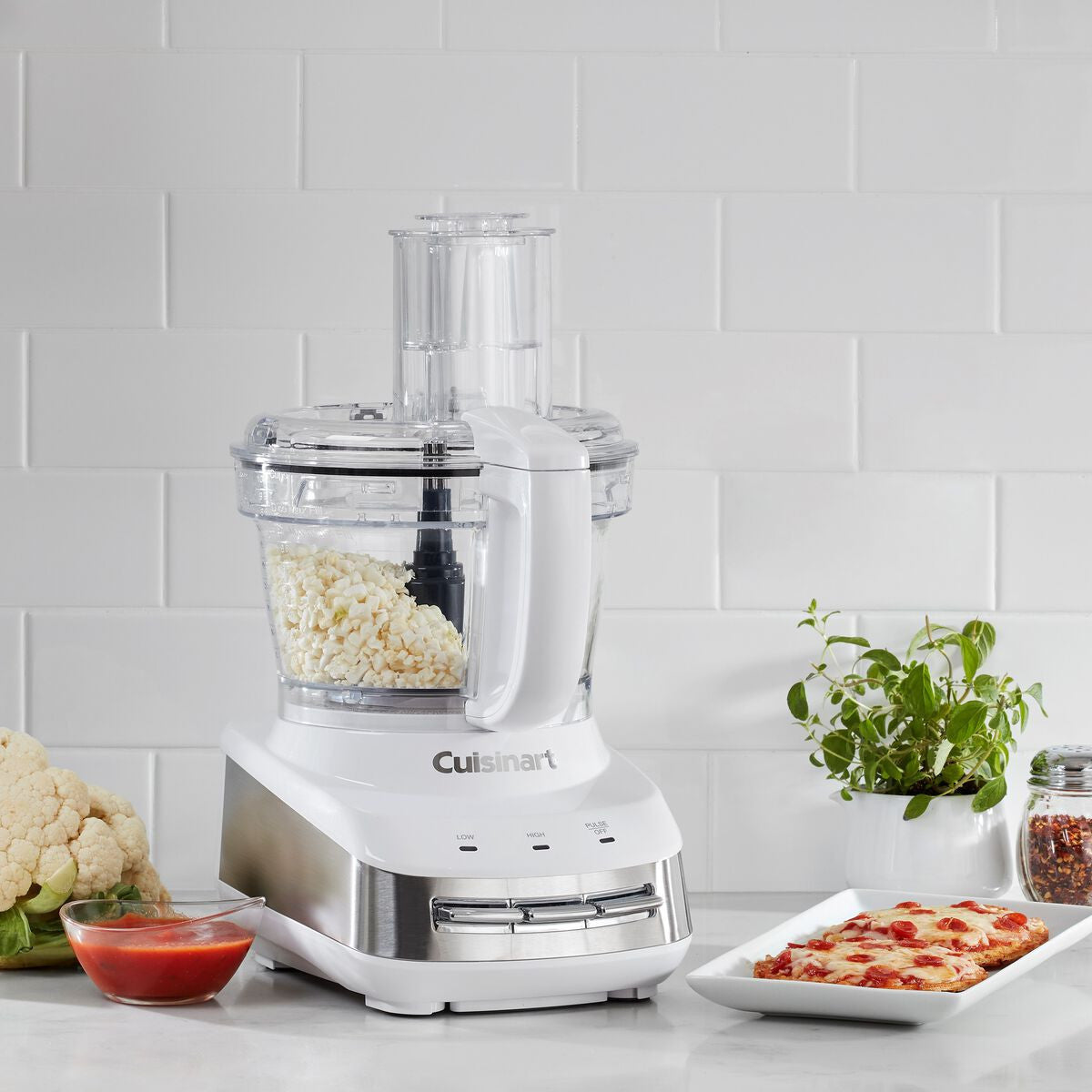 Cuisinart Core Custom 10 Cup Food Processor - White