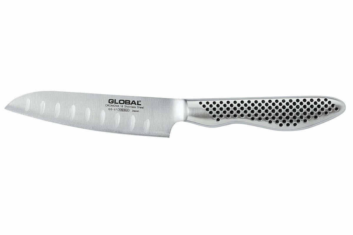Global 4 inch Hollow Ground Santoku