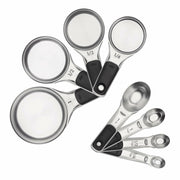 OXO Stainless Steel 8 Piece Measuring Cups & Spoons Set