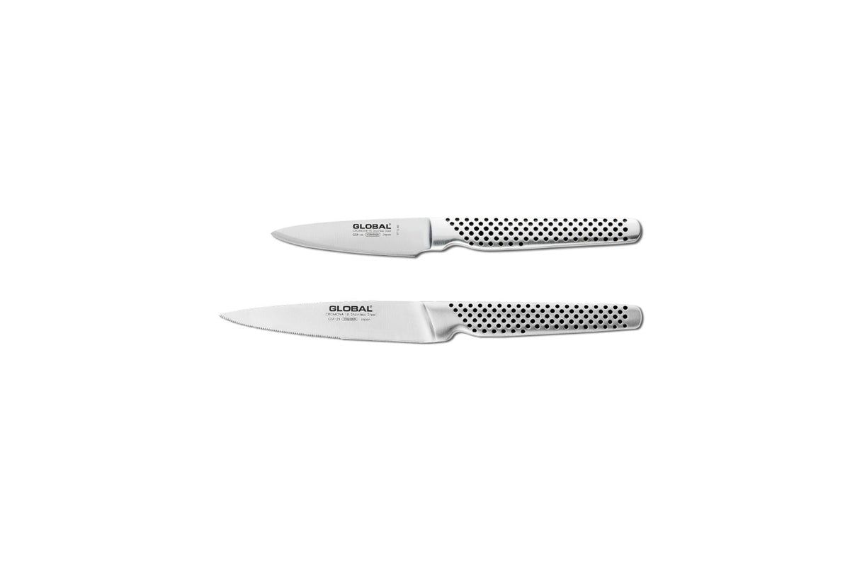 Global Classic 4.5 Inch Utility Knife & 3 Inch Paring Knife Set