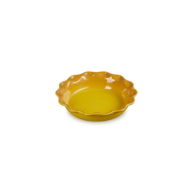 Le Creuset Stoneware 9 inch Fluted Pie Dish - Nectar