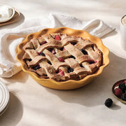 Le Creuset Stoneware 9 inch Fluted Pie Dish - Nectar