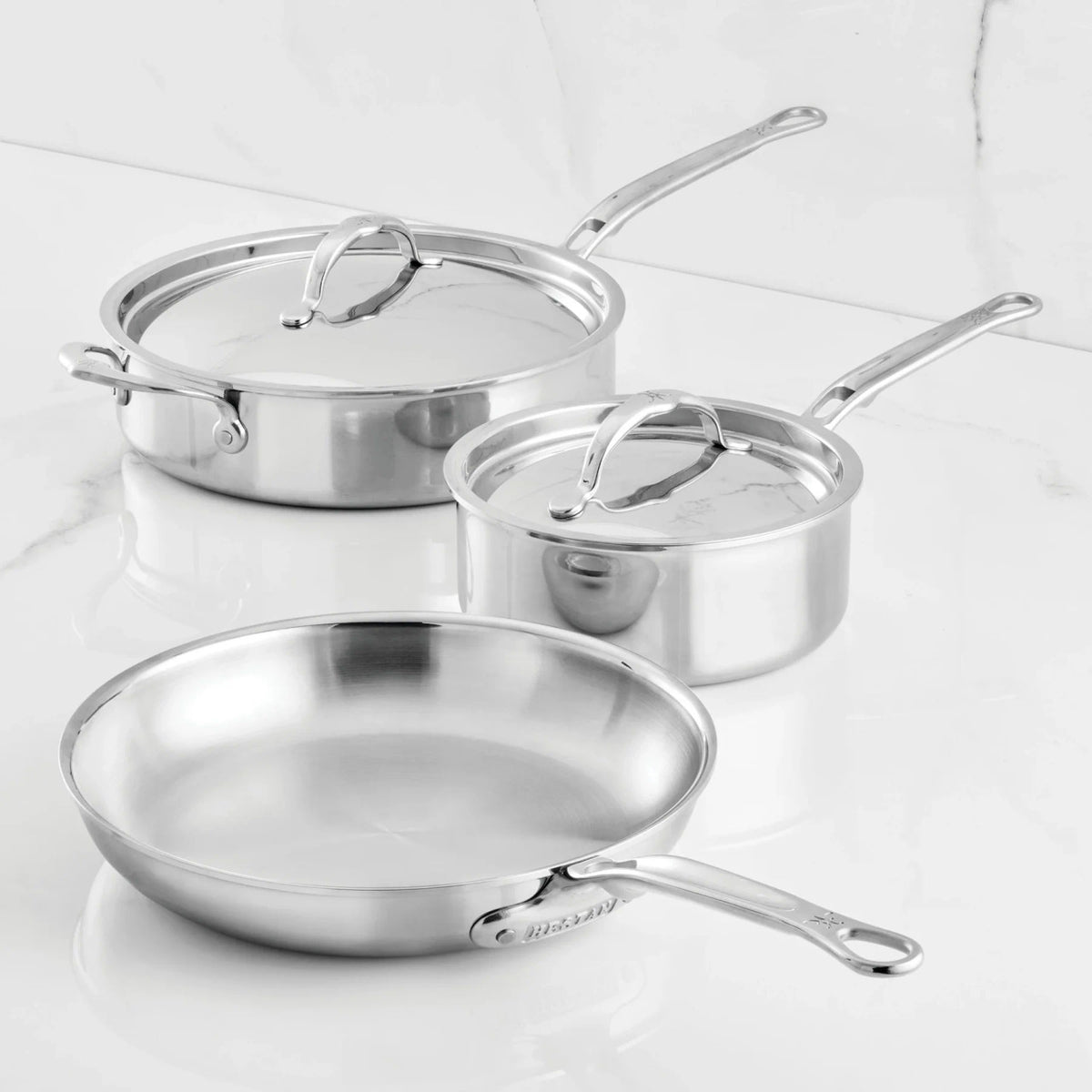 Hestan ProBond Luxe Polished Clad 5-Piece Signature Set
