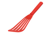 Harold Import Silicone with Stainless Steel Core 11 Inch Slotted Spatula Red