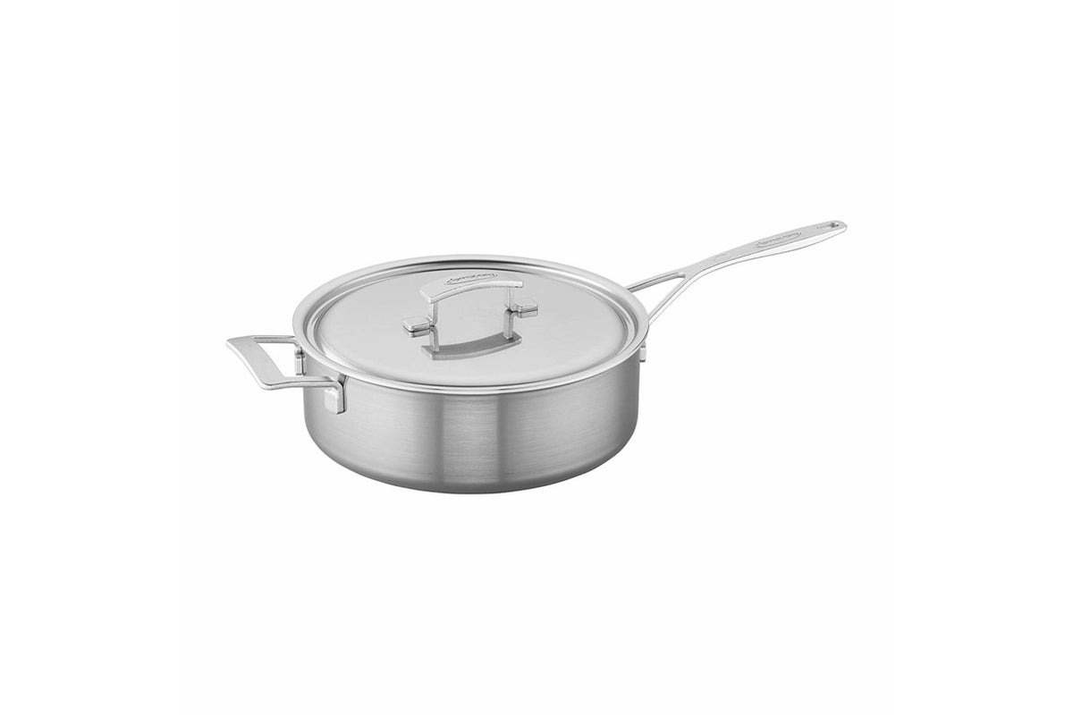 Demeyere Industry5 Stainless Steel Sauté Pans with Lid