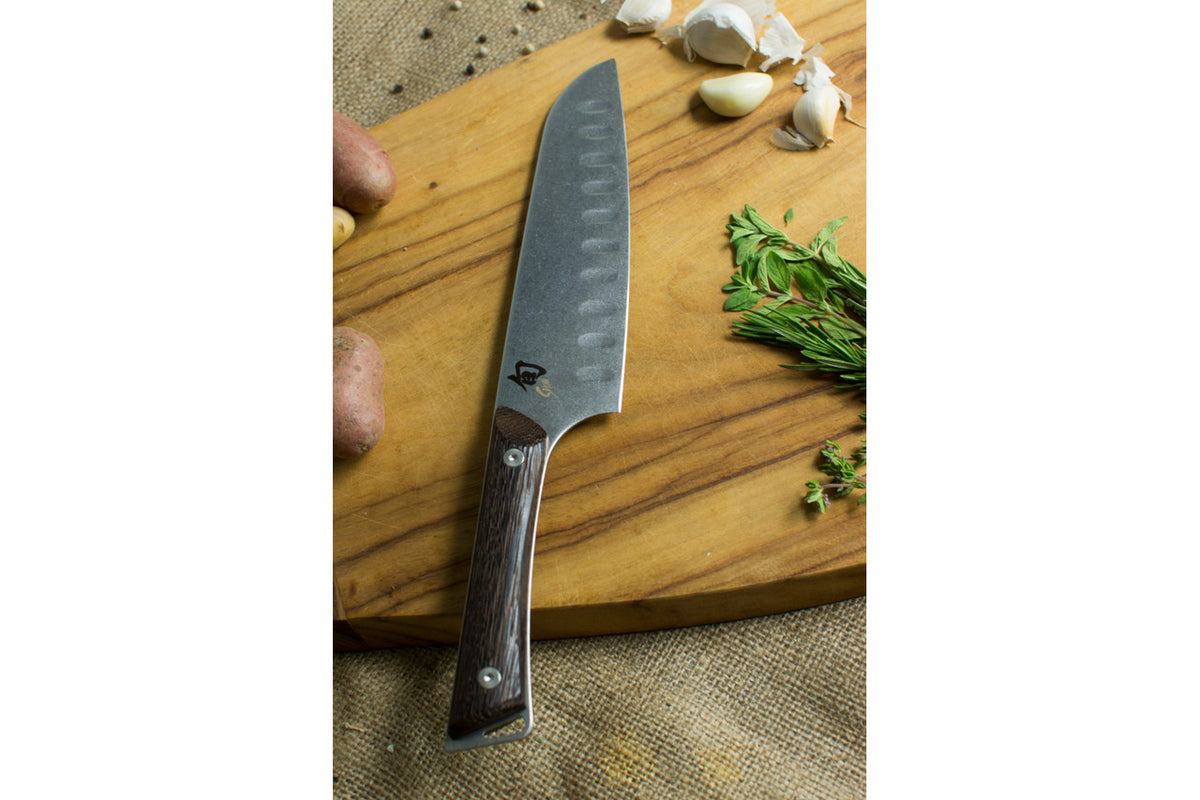 Shun Kanso Hollow Ground Santokus