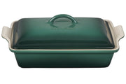 Le Creuset Stoneware Heritage 4 qt. Covered Rectangular Casserole - Artichaut