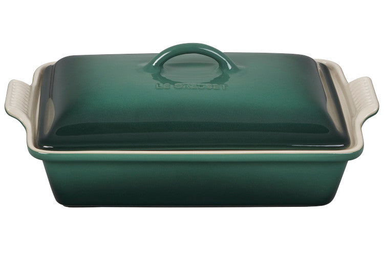 Le Creuset Stoneware Heritage 4 qt. Covered Rectangular Casserole - Artichaut