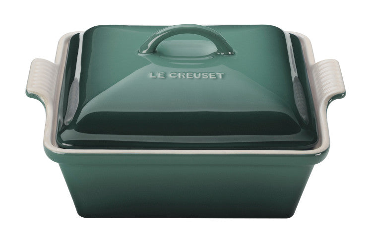 Le Creuset Stoneware Heritage 2.25 qt. Covered Square Casserole - Artichaut