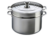 Le Creuset Premium Stainless Steel 9 Quart Stock Pot with Lid and Insert