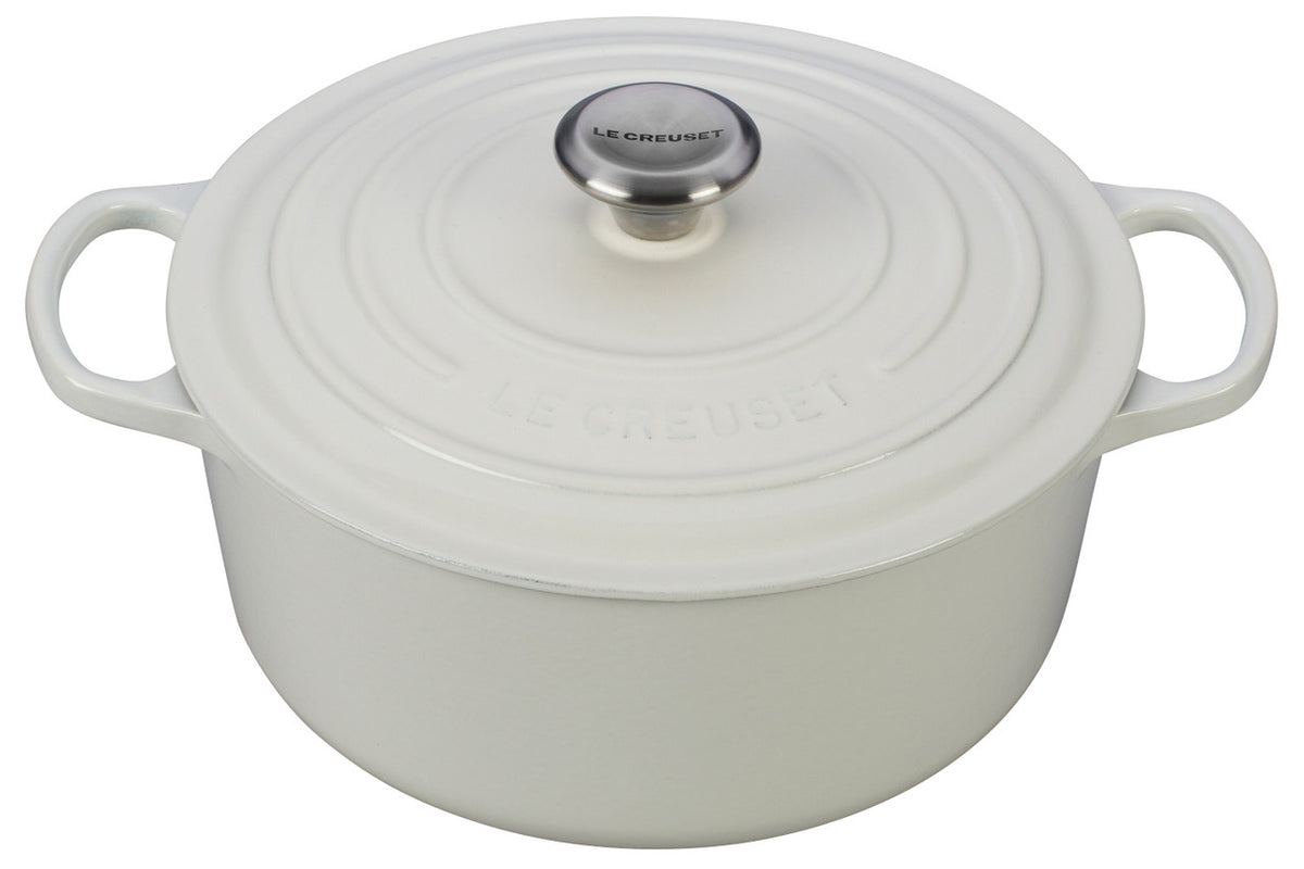 Le Creuset Signature Cast Iron Round Ovens - White